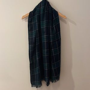 Green and Black Scarf